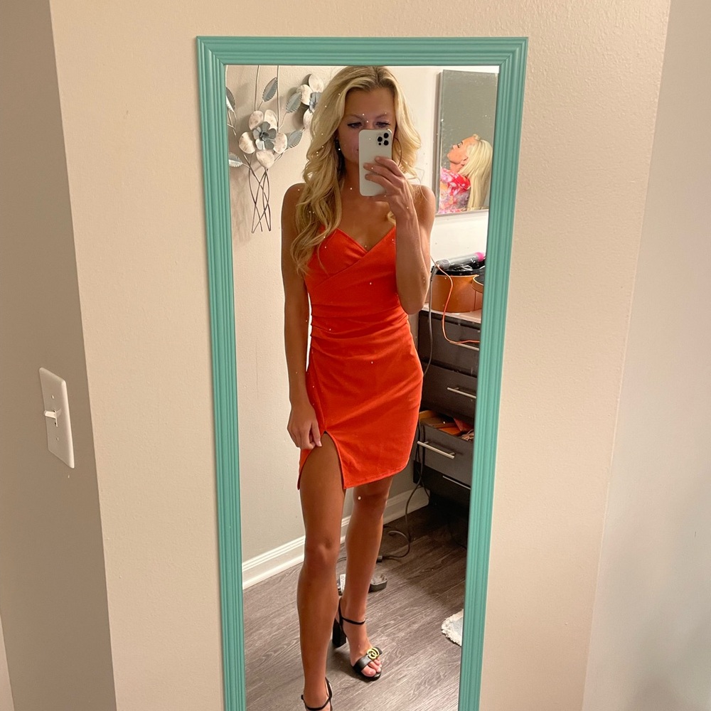 Elegant Orange/Redish Dress